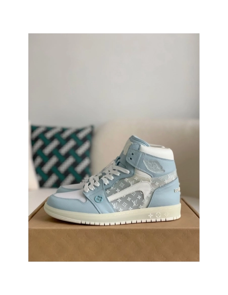 Louis Vuitton X Nike Air Jorda 1 High Aj1 Sneakers,LOUIS VUITTON
