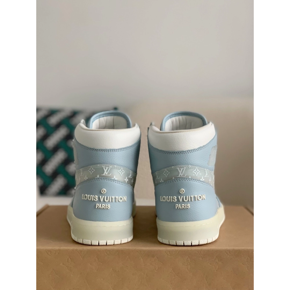 Louis Vuitton X Nike Air Jorda 1 High Aj1 Sneakers,LOUIS VUITTON