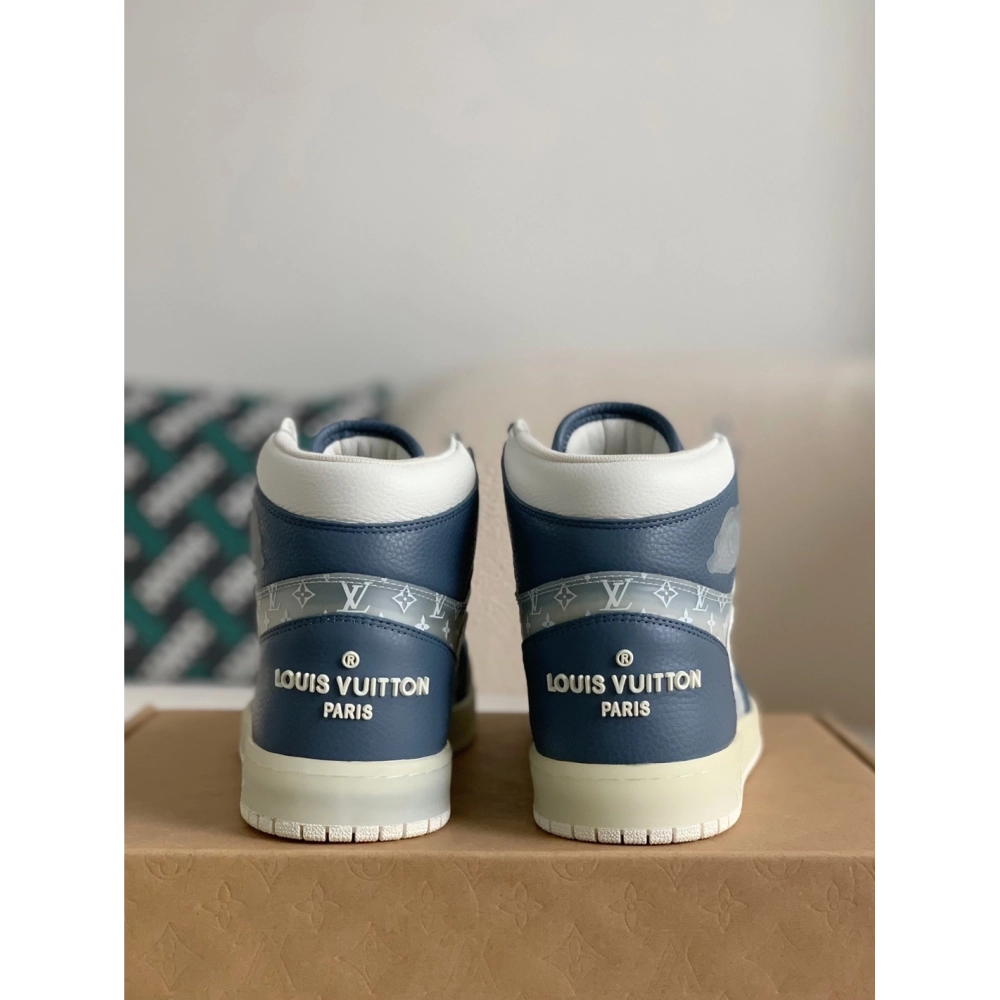 Louis Vuitton X Nike Air Jorda 1 High Aj1 Sneakers,LOUIS VUITTON
