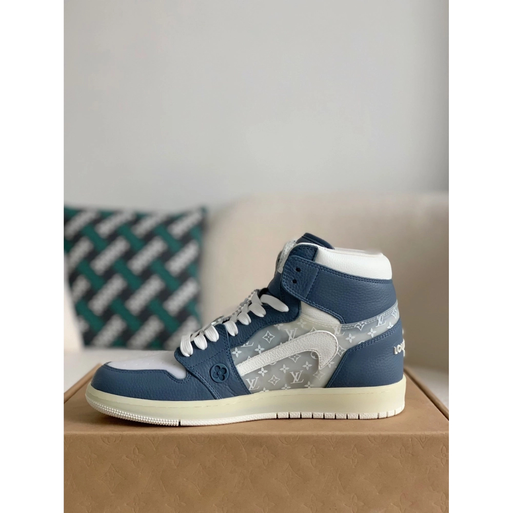 Louis Vuitton X Nike Air Jorda 1 High Aj1 Sneakers,LOUIS VUITTON