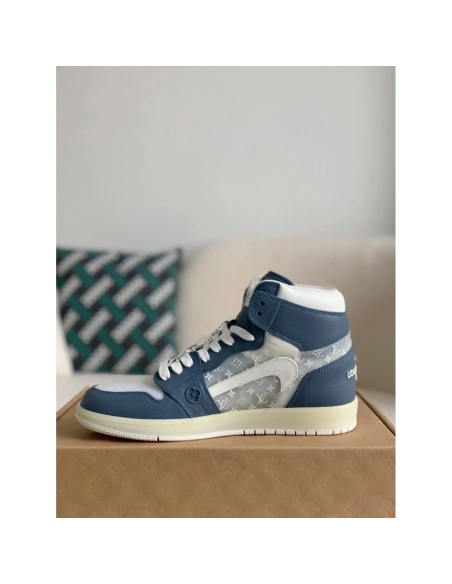 Louis Vuitton X Nike Air Jorda 1 High Aj1 Sneakers,LOUIS VUITTON