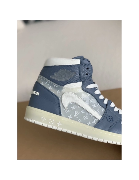 Louis Vuitton X Nike Air Jorda 1 High Aj1 Sneakers,LOUIS VUITTON