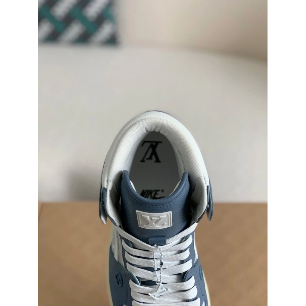 Louis Vuitton X Nike Air Jorda 1 High Aj1 Sneakers,LOUIS VUITTON