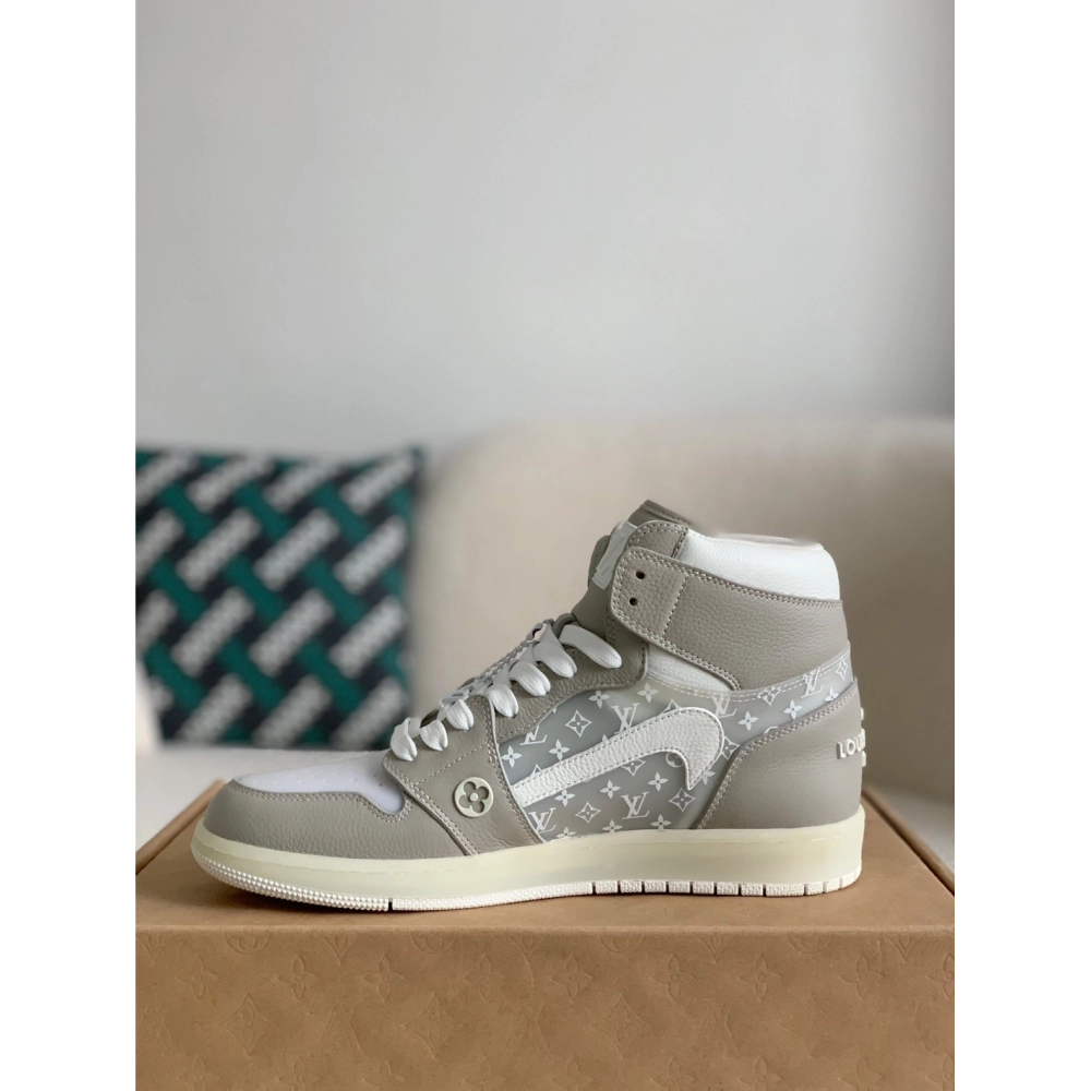 Louis Vuitton X Nike Air Jorda 1 High Aj1 Sneakers,LOUIS VUITTON