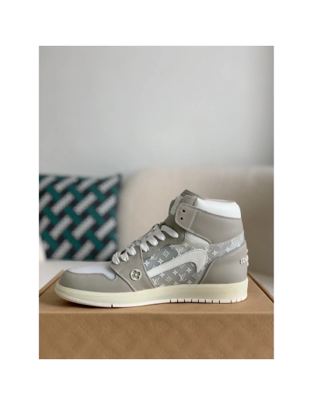 Louis Vuitton X Nike Air Jorda 1 High Aj1 Sneakers,LOUIS VUITTON