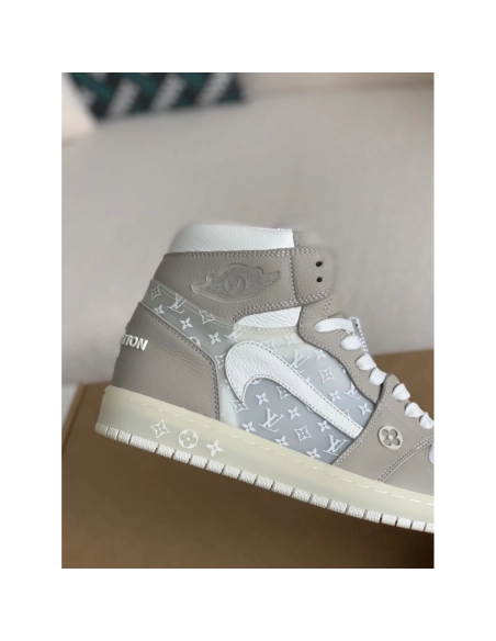 Louis Vuitton X Nike Air Jorda 1 High Aj1 Sneakers,LOUIS VUITTON