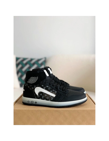 Louis Vuitton X Nike Air Jorda 1 High Aj1 Sneakers,LOUIS VUITTON