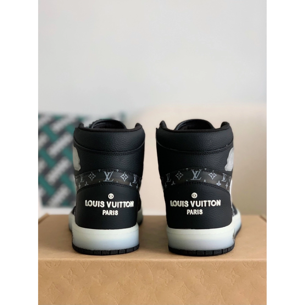 Louis Vuitton X Nike Air Jorda 1 High Aj1 Sneakers,LOUIS VUITTON