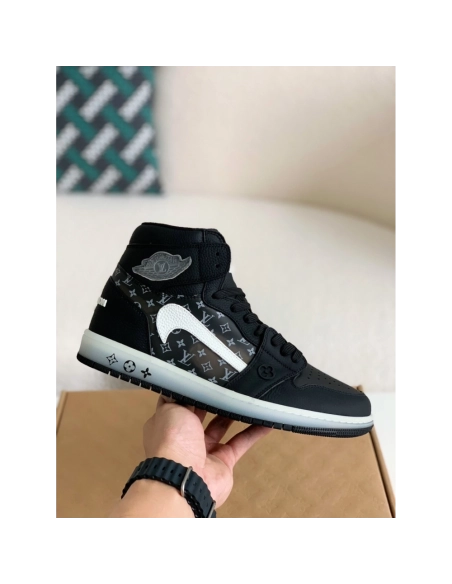 Louis Vuitton X Nike Air Jorda 1 High Aj1 Sneakers,LOUIS VUITTON