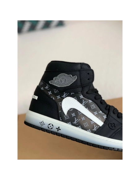 Louis Vuitton X Nike Air Jorda 1 High Aj1 Sneakers,LOUIS VUITTON