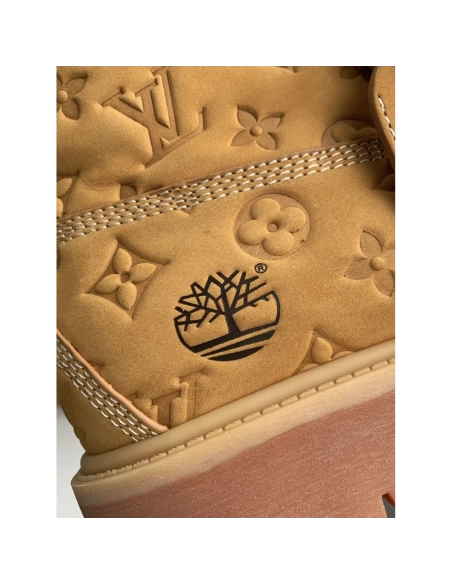 Louis Vuitton X Timberland Yellow Boots/martin Boots/boots,LOUIS VUITTON