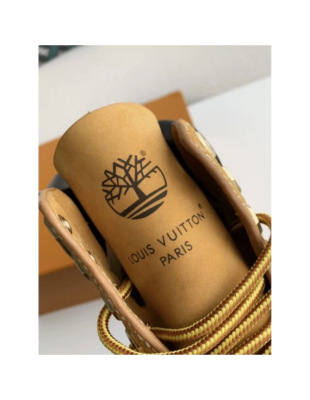 Louis Vuitton X Timberland Yellow Boots/martin Boots/boots,LOUIS VUITTON
