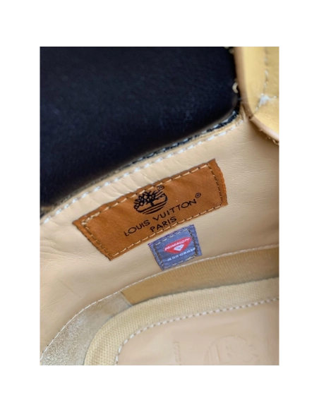 Louis Vuitton X Timberland Yellow Boots/martin Boots/boots,LOUIS VUITTON