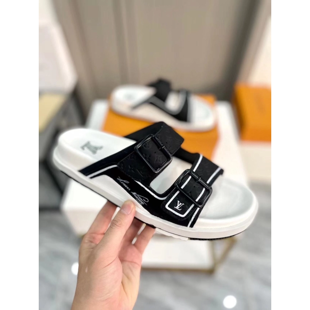 Louis Vuitton Man Slippers,LOUIS VUITTON
