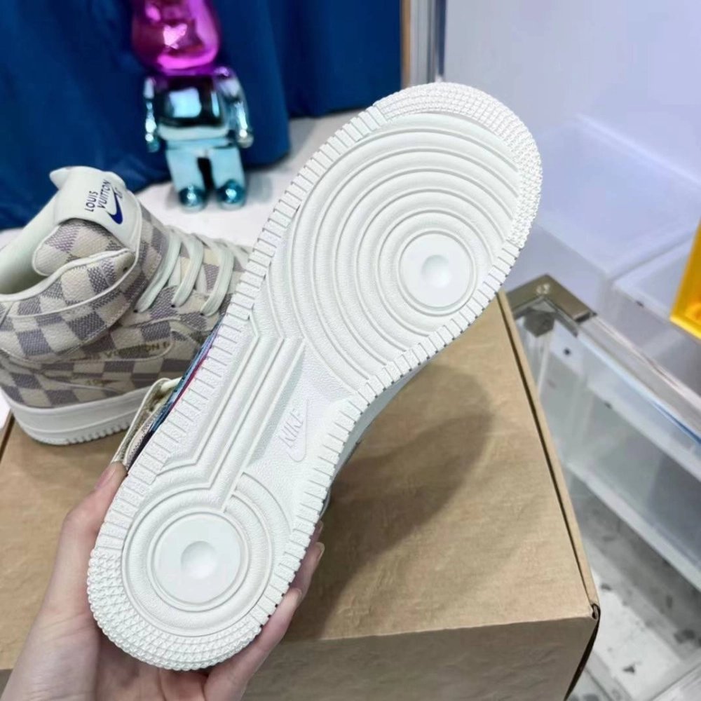 Louis Vuitton X Nike Air Force 1 High Sneaker,LOUIS VUITTON