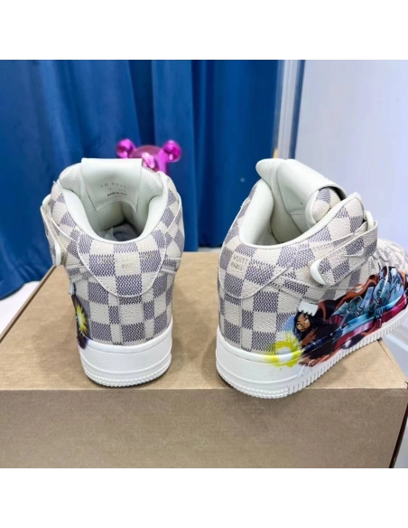 Louis Vuitton X Nike Air Force 1 High Sneaker,LOUIS VUITTON