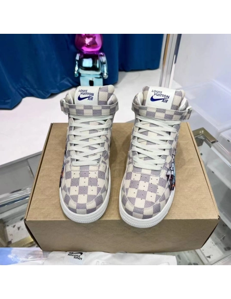 Louis Vuitton X Nike Air Force 1 High Sneaker,LOUIS VUITTON