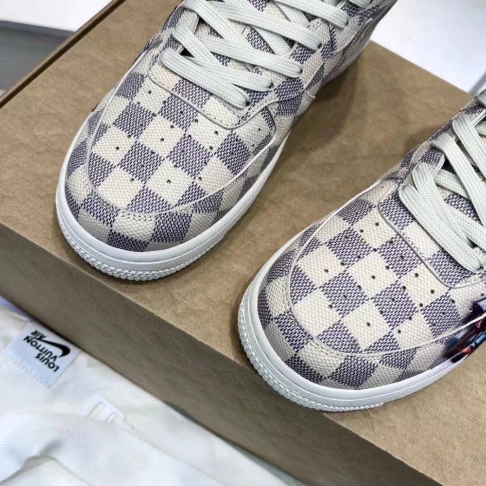 Louis Vuitton X Nike Air Force 1 High Sneaker,LOUIS VUITTON