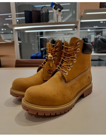 Lv X Timberland 6-in Ankle Boot Beige,LOUIS VUITTON