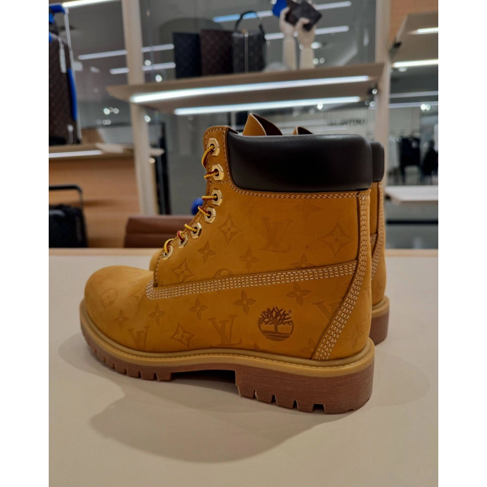 Lv X Timberland 6-in Ankle Boot Beige,LOUIS VUITTON