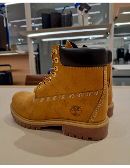Lv X Timberland 6-in Ankle Boot Beige,LOUIS VUITTON
