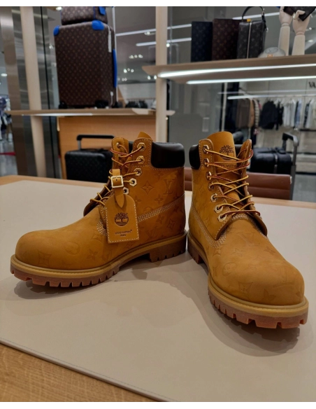 Lv X Timberland 6-in Ankle Boot Beige,LOUIS VUITTON