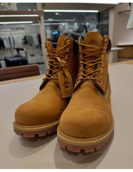 Lv X Timberland 6-in Ankle Boot Beige,LOUIS VUITTON