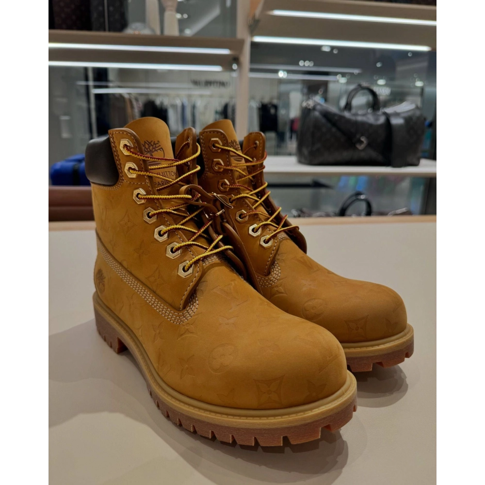 Lv X Timberland 6-in Ankle Boot Beige,LOUIS VUITTON