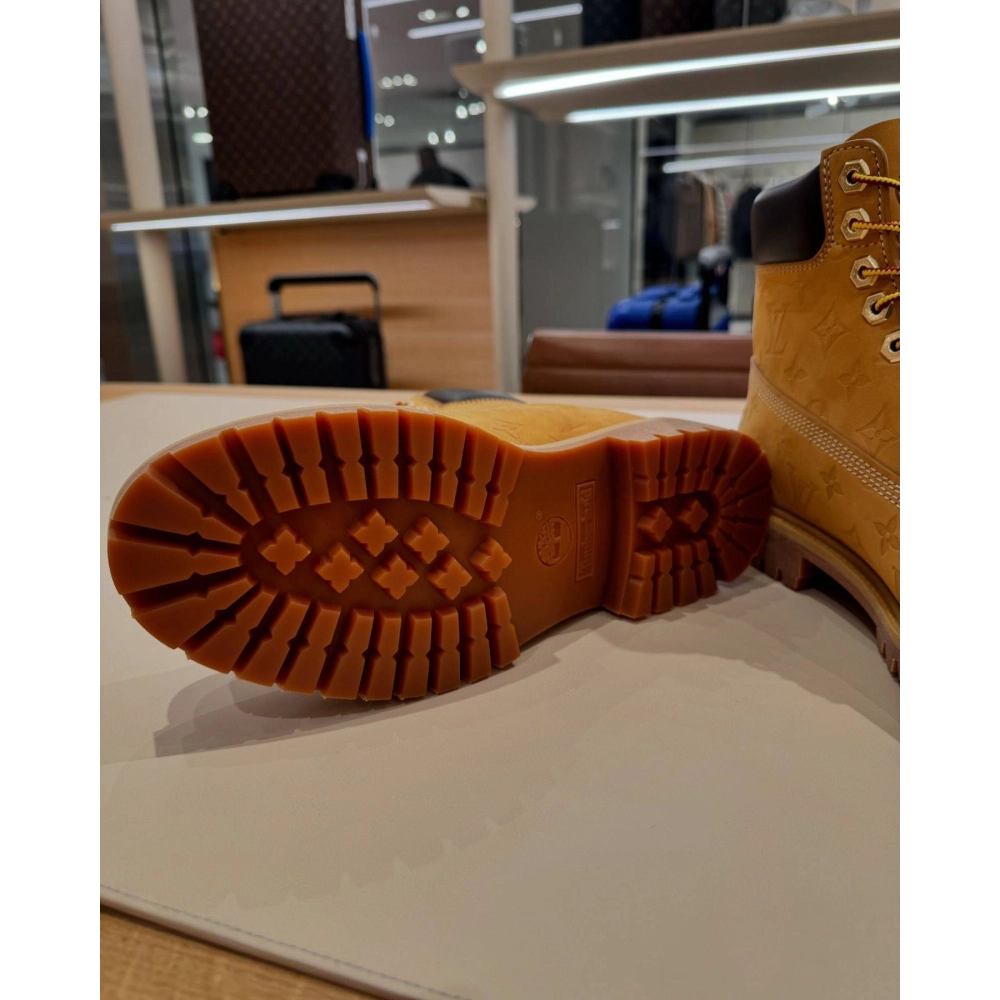 Lv X Timberland 6-in Ankle Boot Beige,LOUIS VUITTON