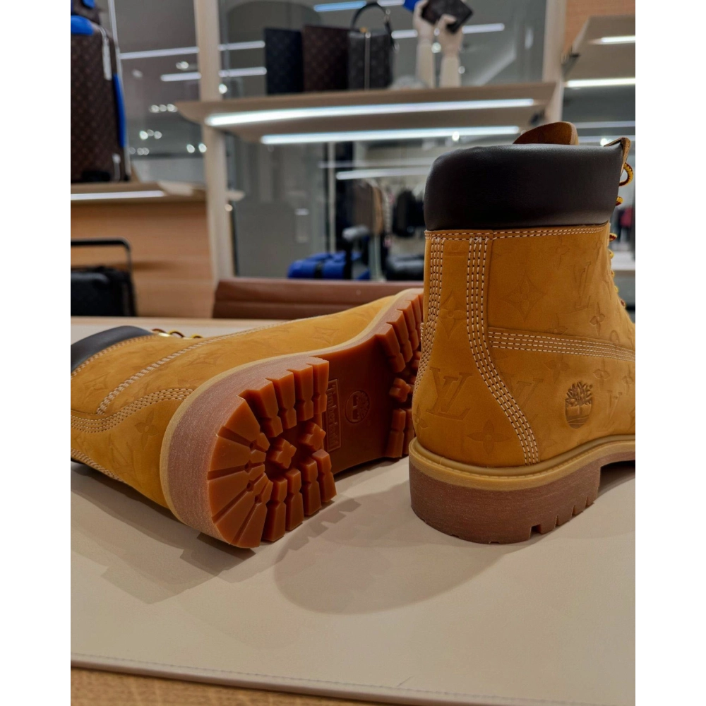 Lv X Timberland 6-in Ankle Boot Beige,LOUIS VUITTON