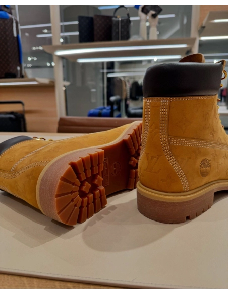 Lv X Timberland 6-in Ankle Boot Beige,LOUIS VUITTON
