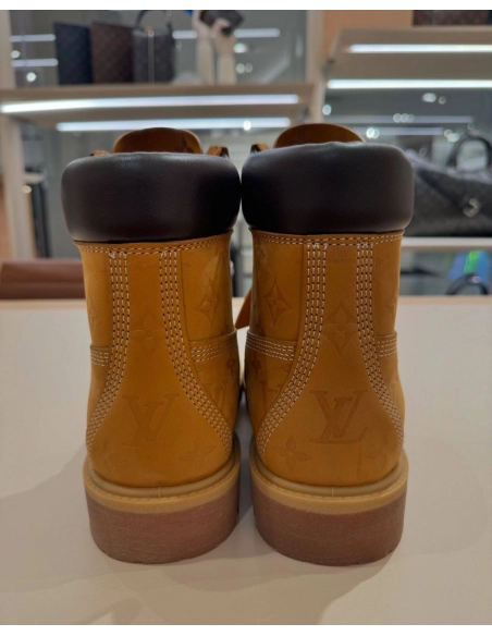 Lv X Timberland 6-in Ankle Boot Beige,LOUIS VUITTON