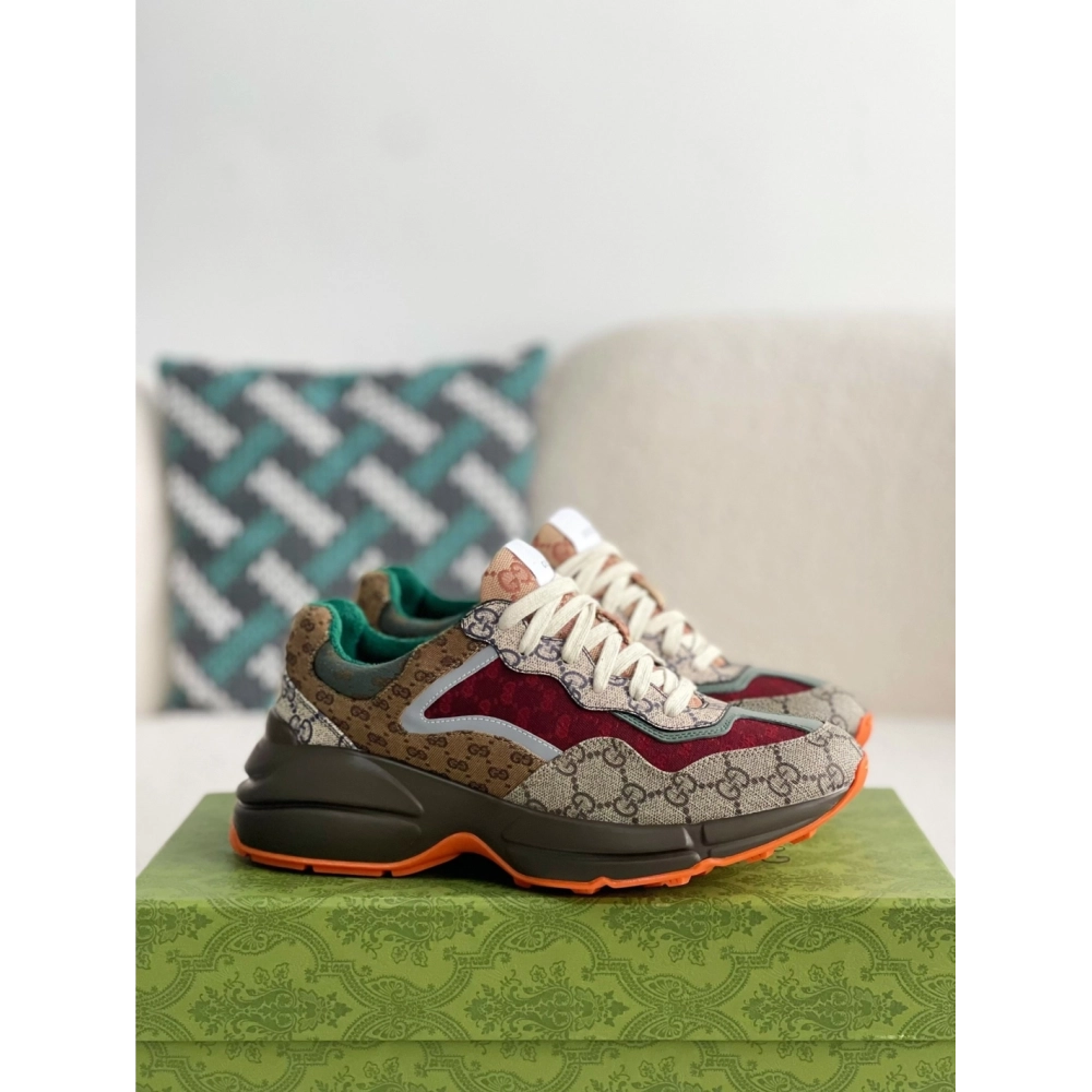 Gucci Retro Clunky Sneaker,GUCCI SNEAKERS,High quality Free shipping