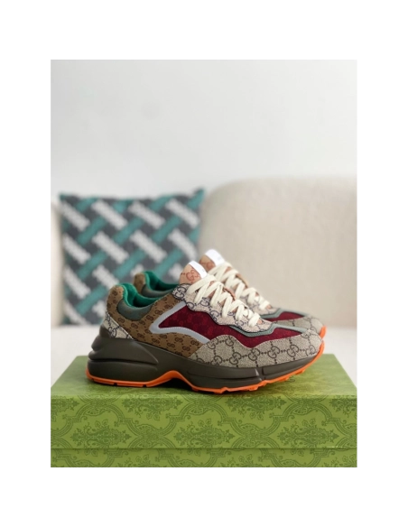 Gucci Retro Clunky Sneaker,GUCCI SNEAKERS,High quality Free shipping