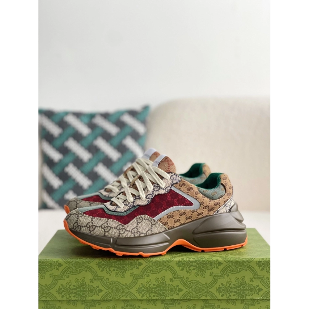 Gucci Retro Clunky Sneaker,GUCCI SNEAKERS,High quality Free shipping