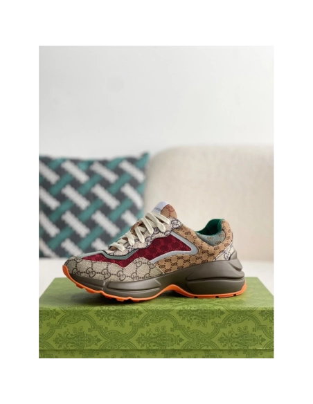 Gucci Retro Clunky Sneaker,GUCCI SNEAKERS,High quality Free shipping