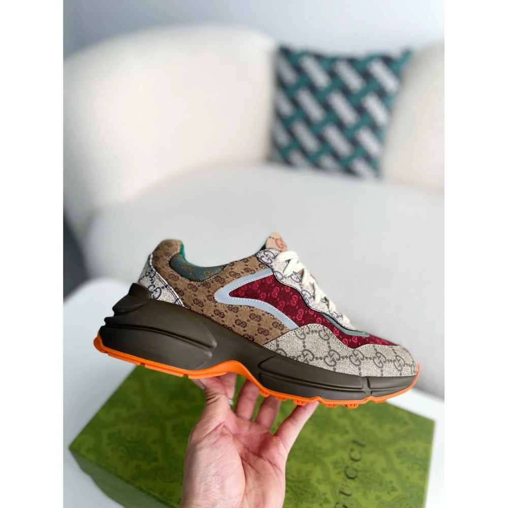Gucci Retro Clunky Sneaker,GUCCI SNEAKERS,High quality Free shipping