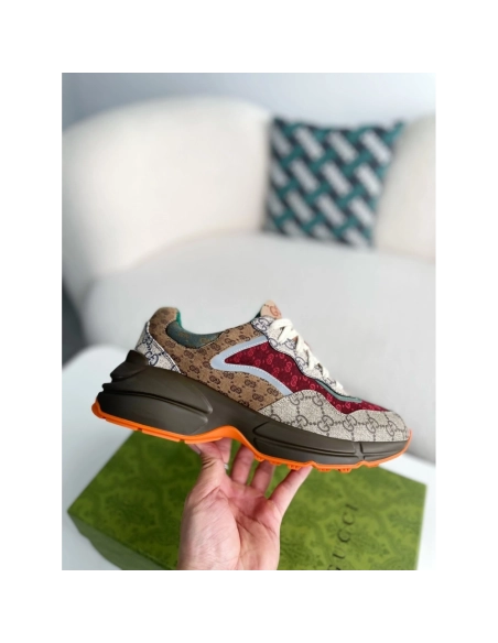 Gucci Retro Clunky Sneaker,GUCCI SNEAKERS,High quality Free shipping