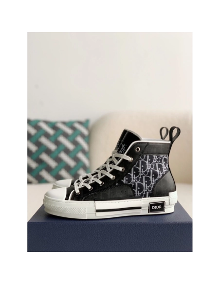 Dior B23 Sneaker High,DIOR SNEAKERS,High quality Free shipping