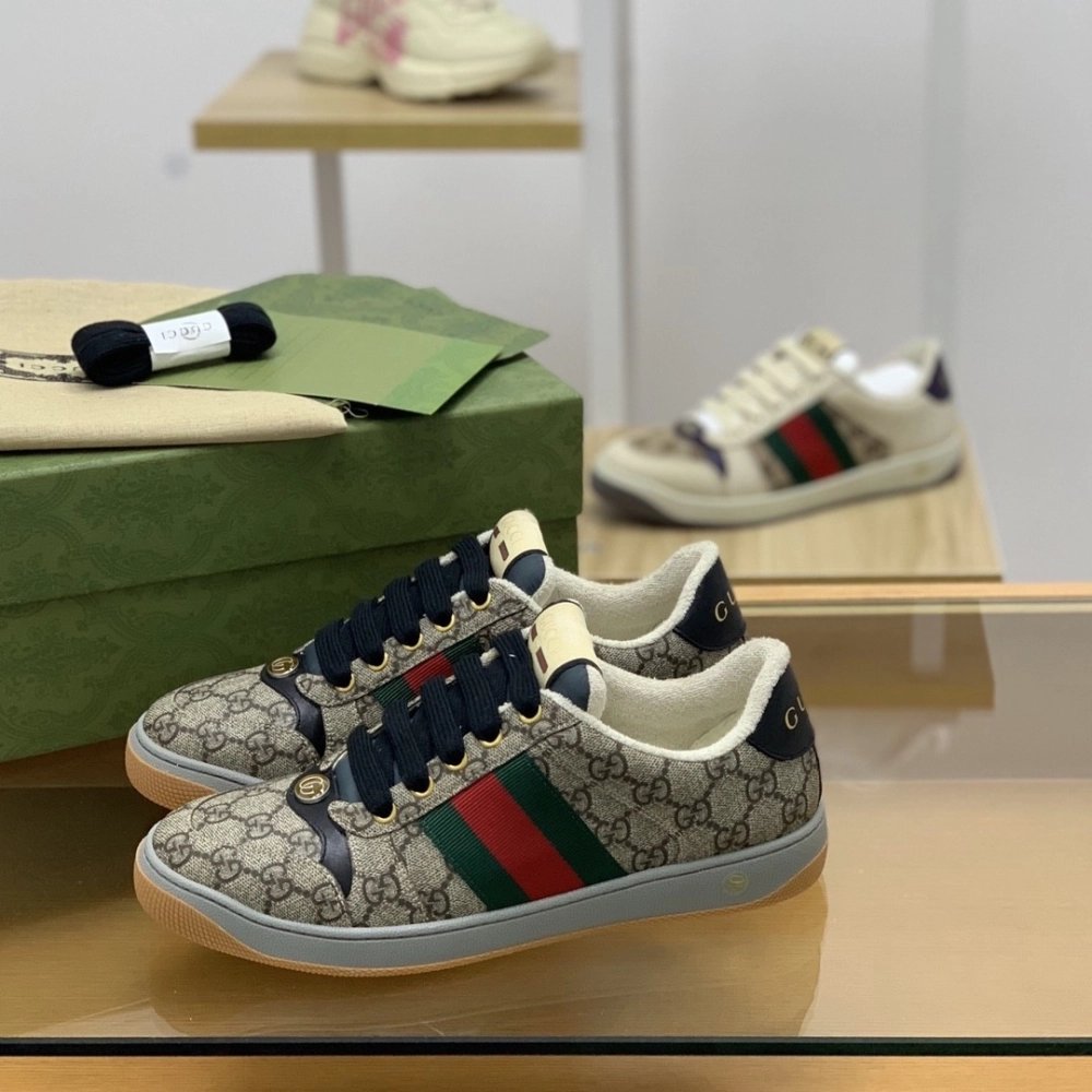 Gucci Dirty shoes,GUCCI SNEAKERS,High quality Free shipping