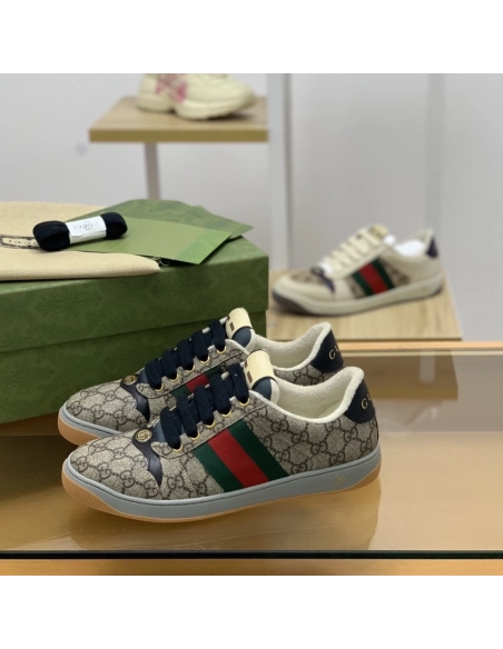 Gucci Dirty shoes,GUCCI SNEAKERS,High quality Free shipping
