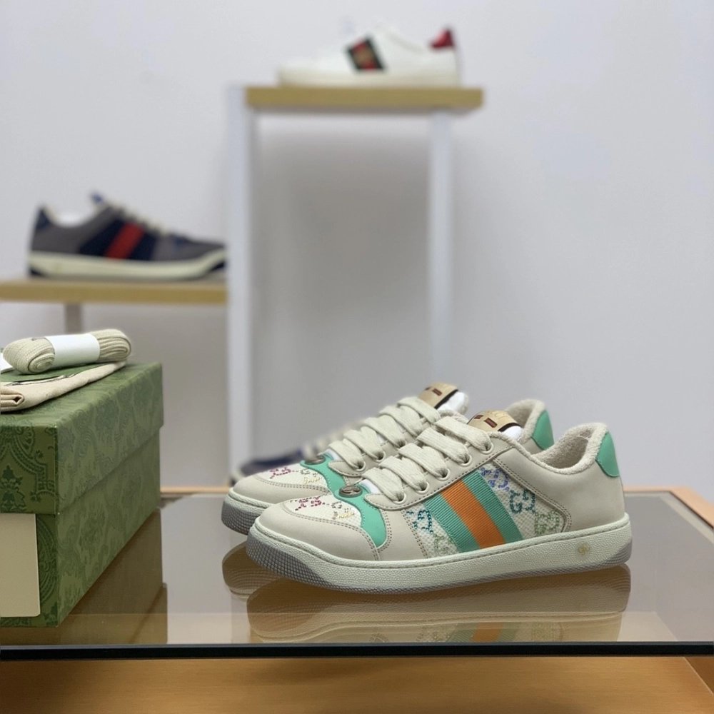 Gucci Dirty shoes,GUCCI SNEAKERS,High quality Free shipping