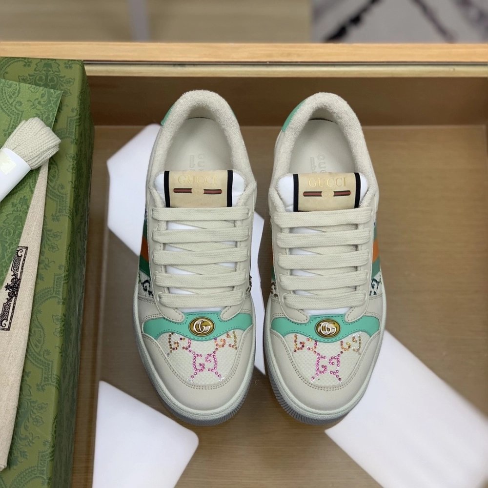 Gucci Dirty shoes,GUCCI SNEAKERS,High quality Free shipping