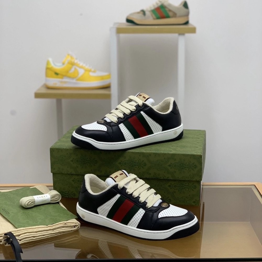 Gucci Dirty shoes,GUCCI SNEAKERS,High quality Free shipping