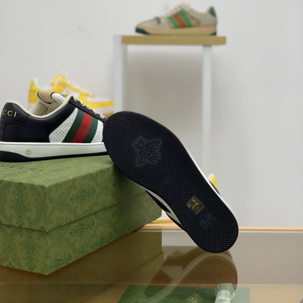 Gucci Dirty shoes,GUCCI SNEAKERS,High quality Free shipping