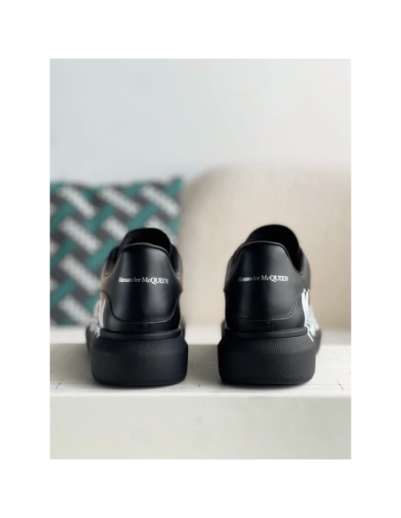 Alexander McQueen black letter Sneakers,Alexander McQueen,High quality Free shipping