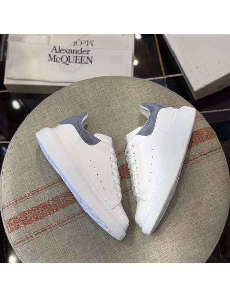 Alexander McQueen Mist Blue velvet tail Sneakers,Alexander McQueen,High quality Free shipping