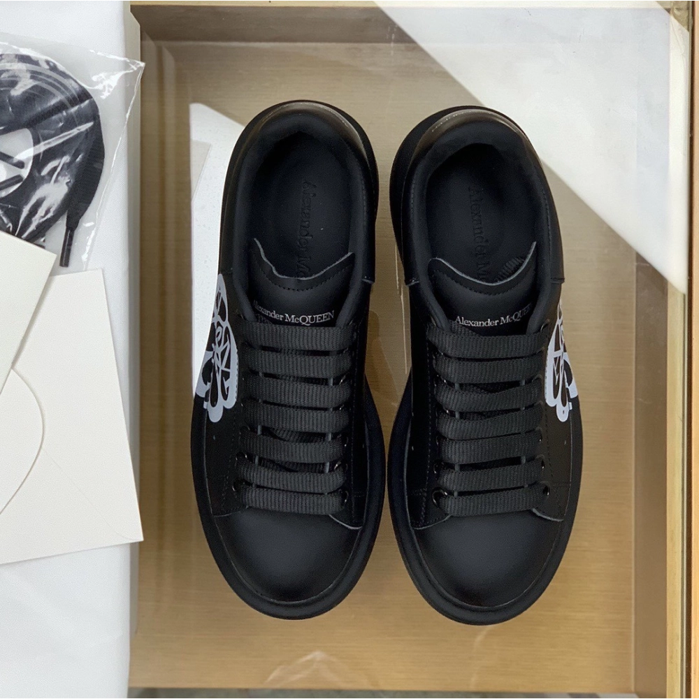 Alexander McQueen MQ 3D black bloom Sneakers,Alexander McQueen,High quality Free shipping