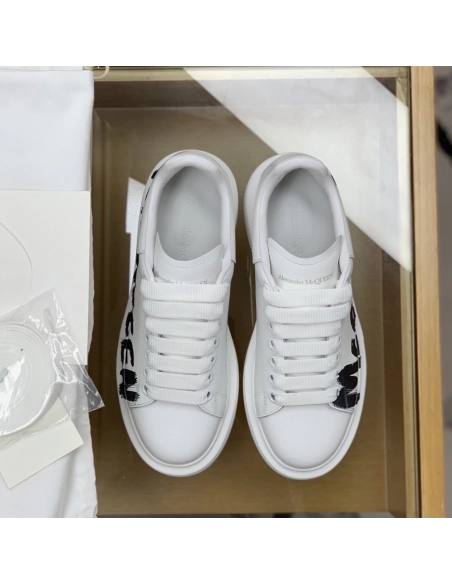 Alexander McQueen MQ 3D white letter Sneakers,Alexander McQueen,High quality Free shipping