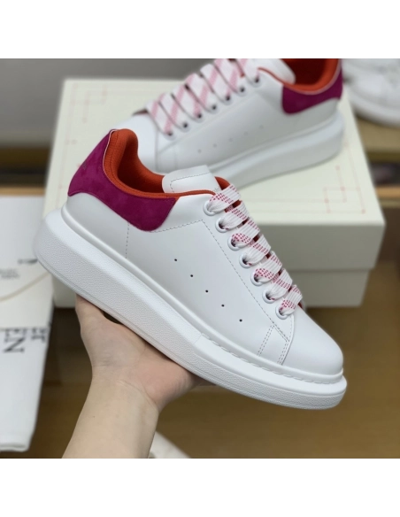 Alexander McQueen MQ All white zip Sneakers,Alexander McQueen,High quality Free shipping